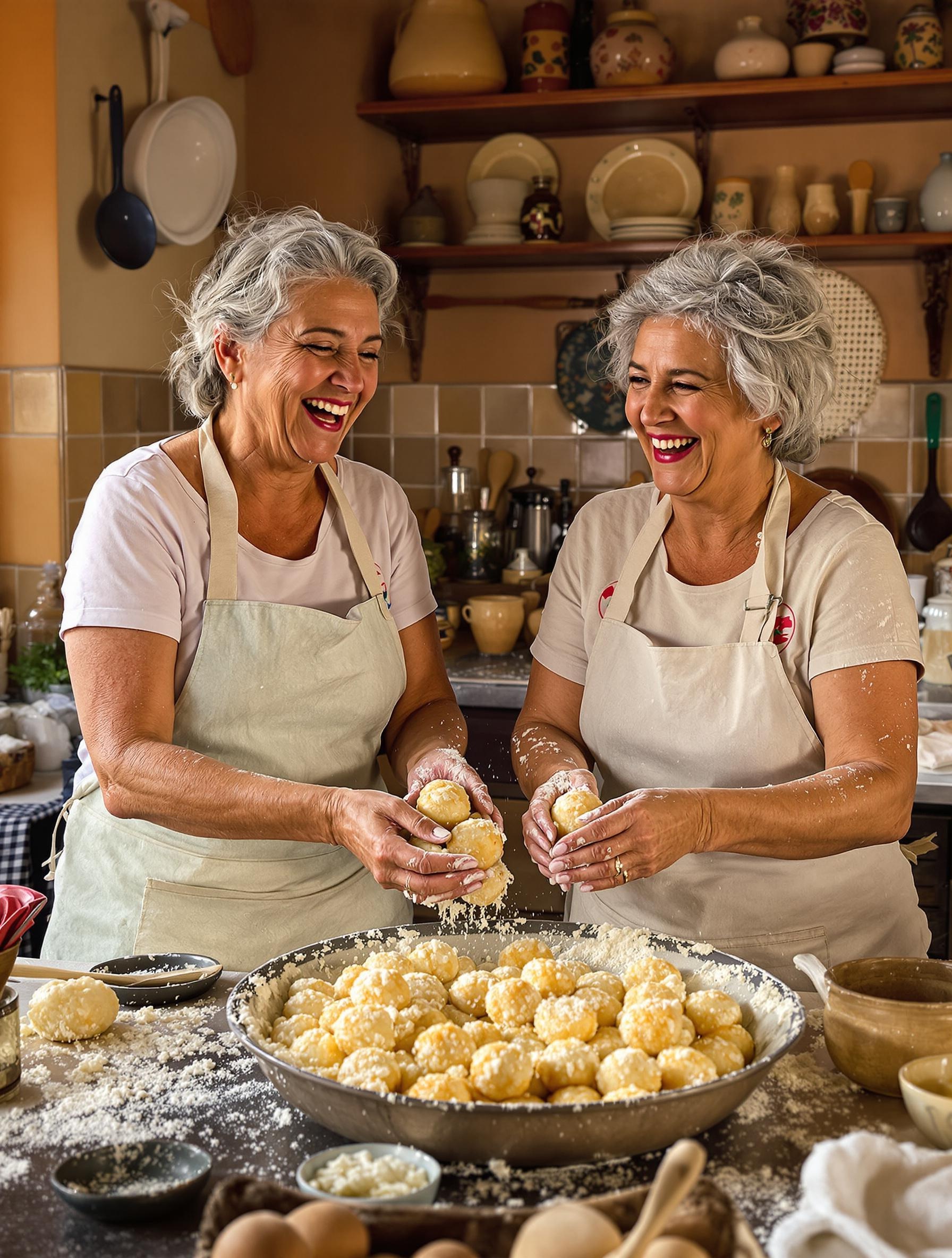 Atelier arancini cuisine sicilienne mammas tabliers éclats de rire
