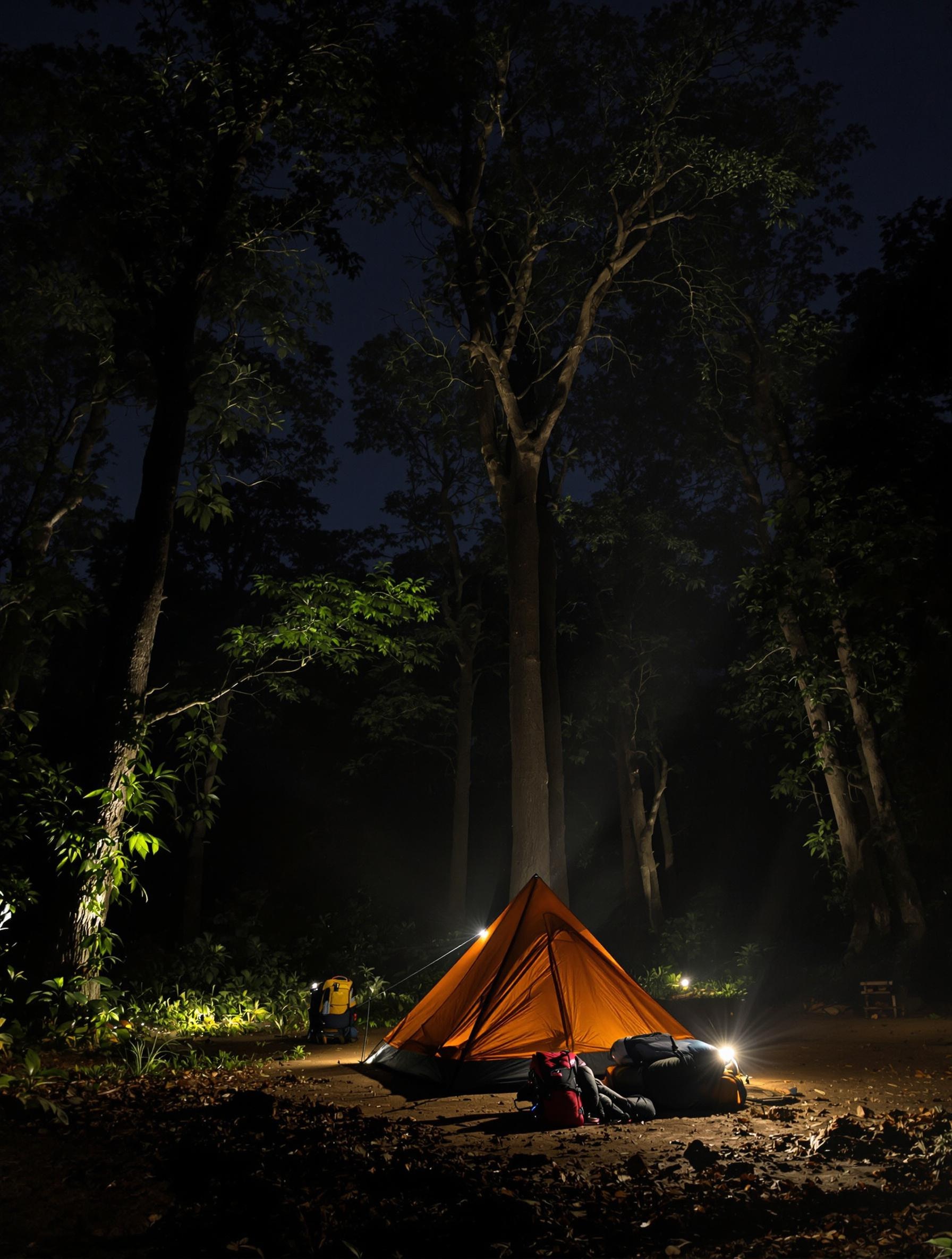 campement nocturne jungle Danum