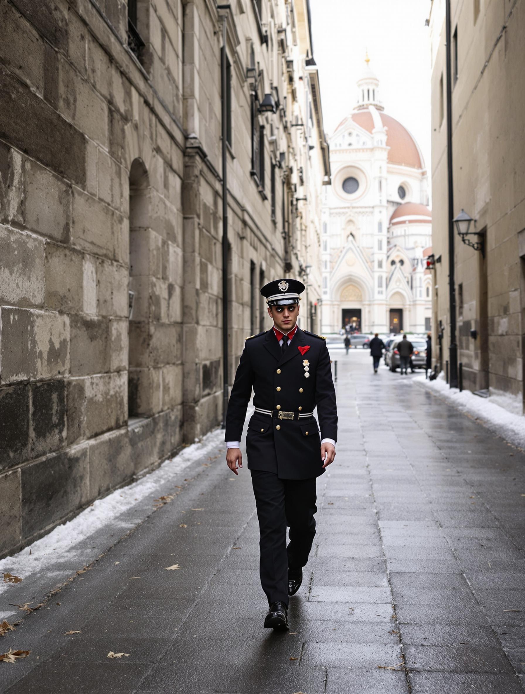 Ruelle vide près de Santa Maria del Fiore en basse saison