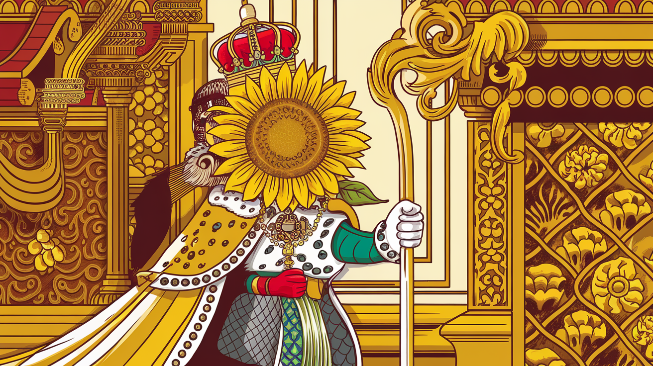 Illustration du jaune royal en Thaïlande