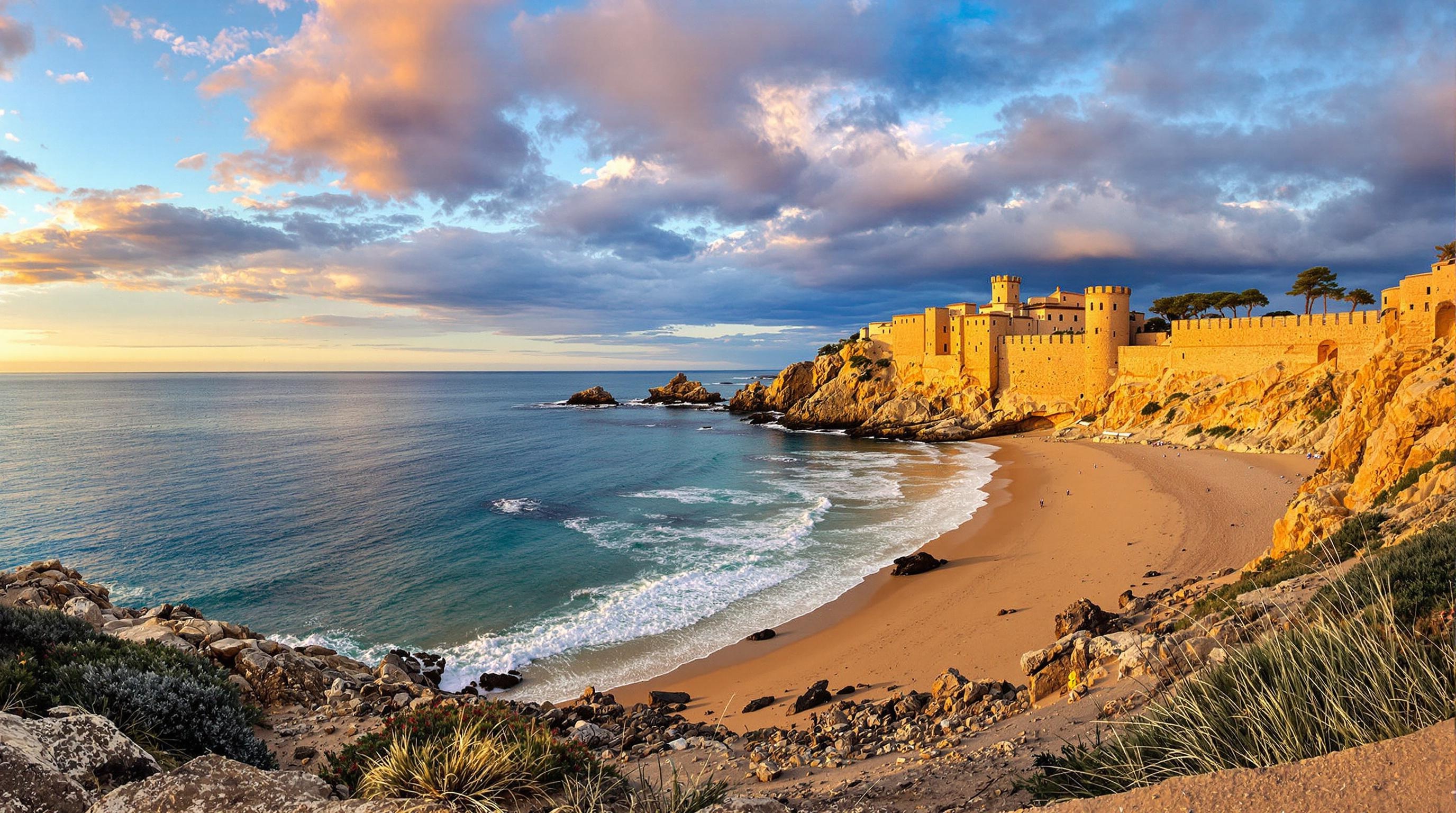 Vue panoramique de Tossa de Mar