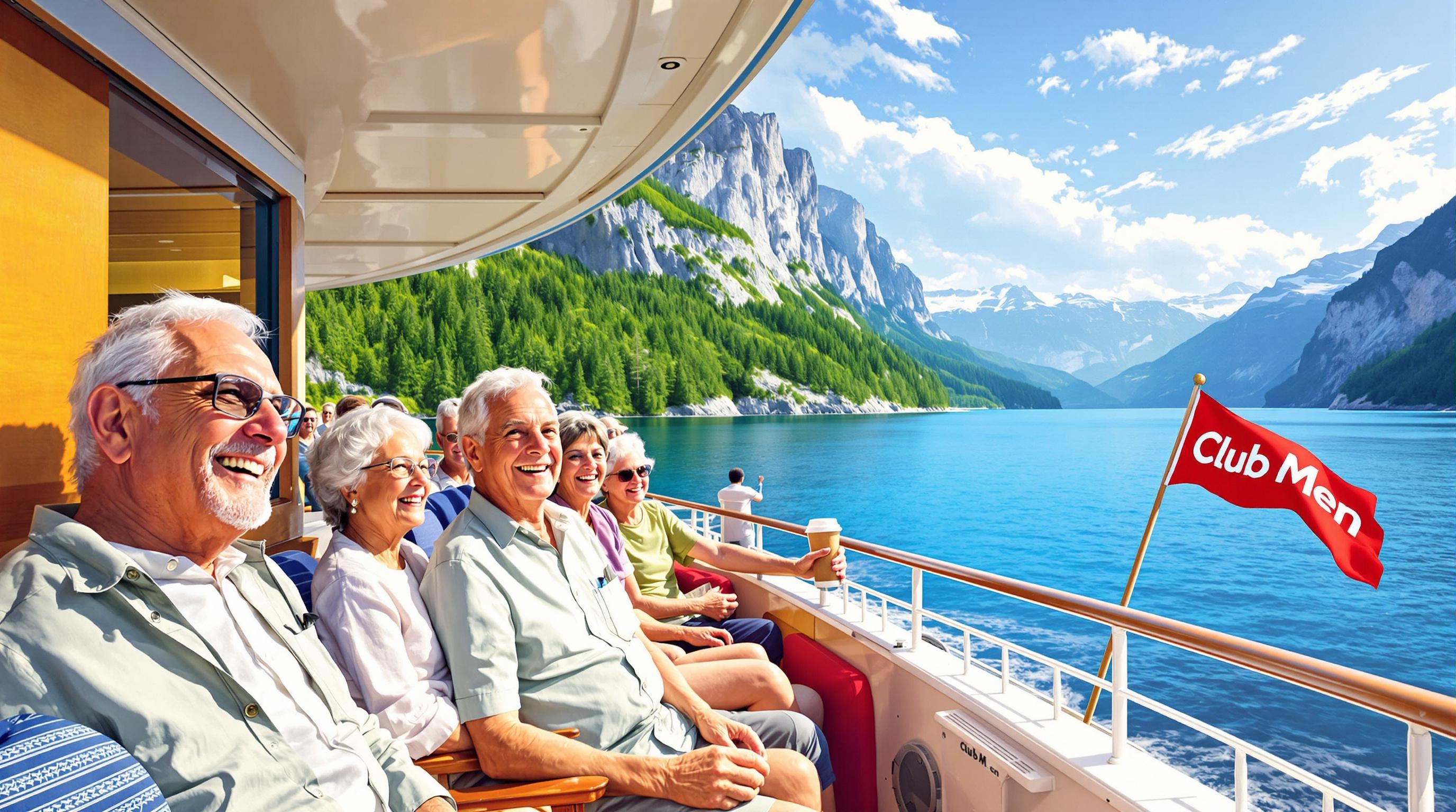 Croisière pour seniors sur un fjord norvégien
