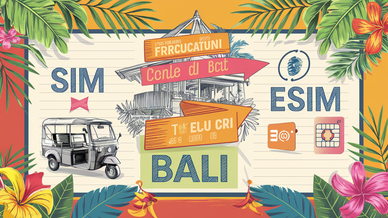 Comparatif des cartes SIM et eSIM pour Bali et l'Indonésie
