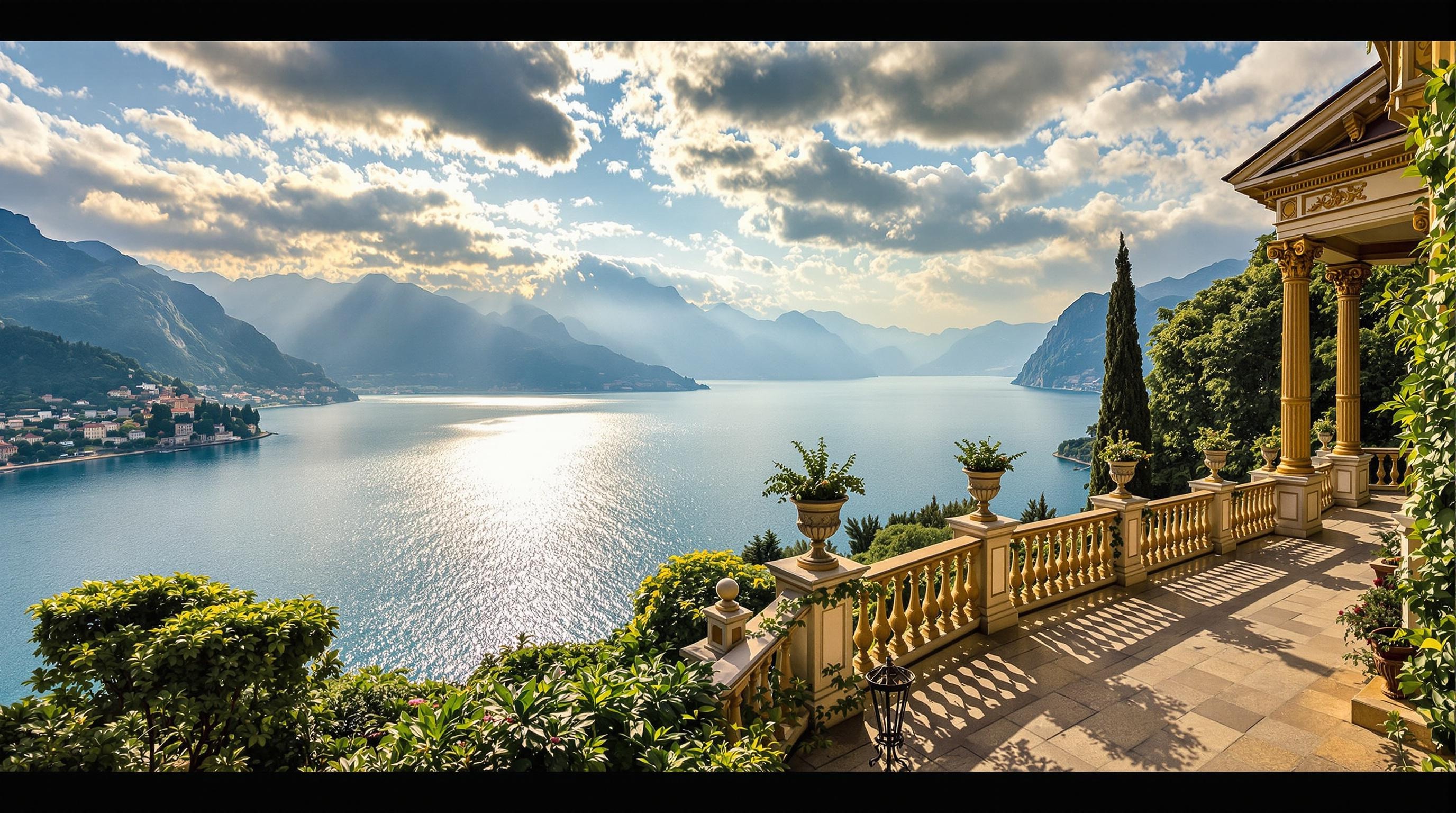 Terrasse panoramique de la Villa Balbianello, Naboo dans Star Wars