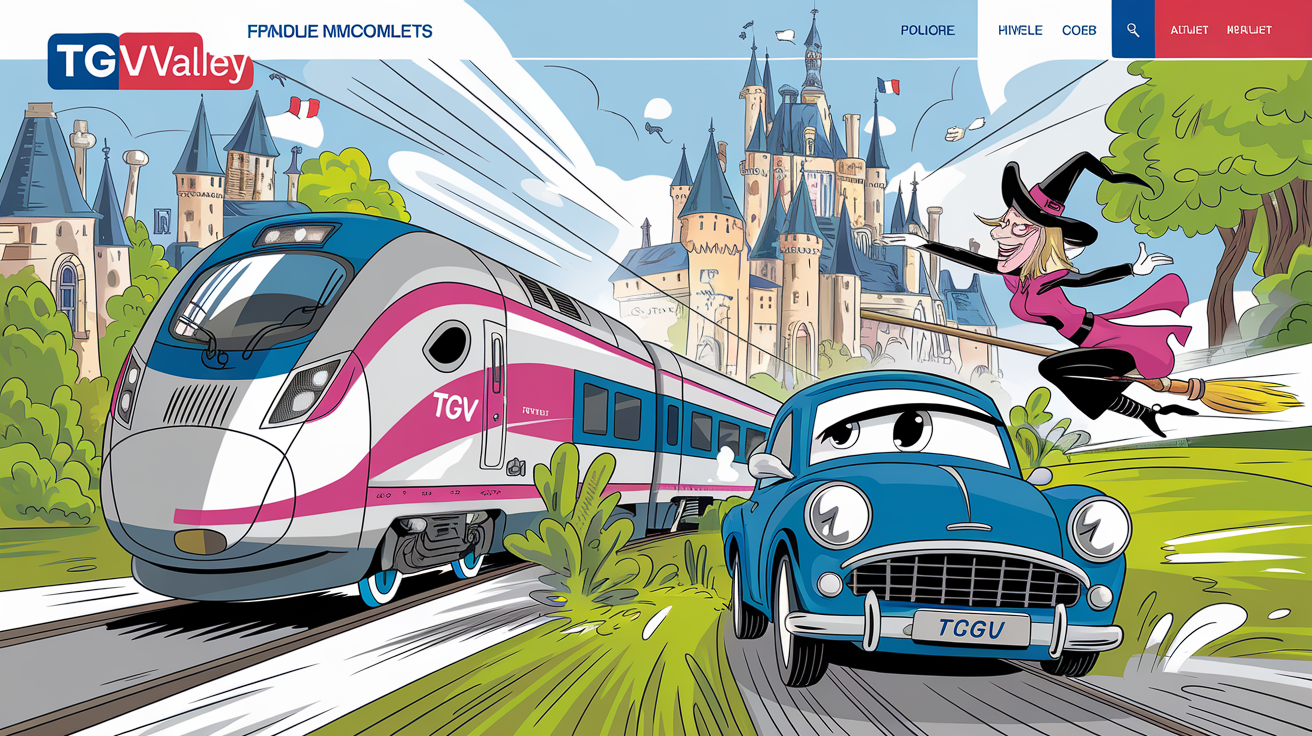 TGV, voiture et balai de sorcière en route vers les châteaux de la Loire