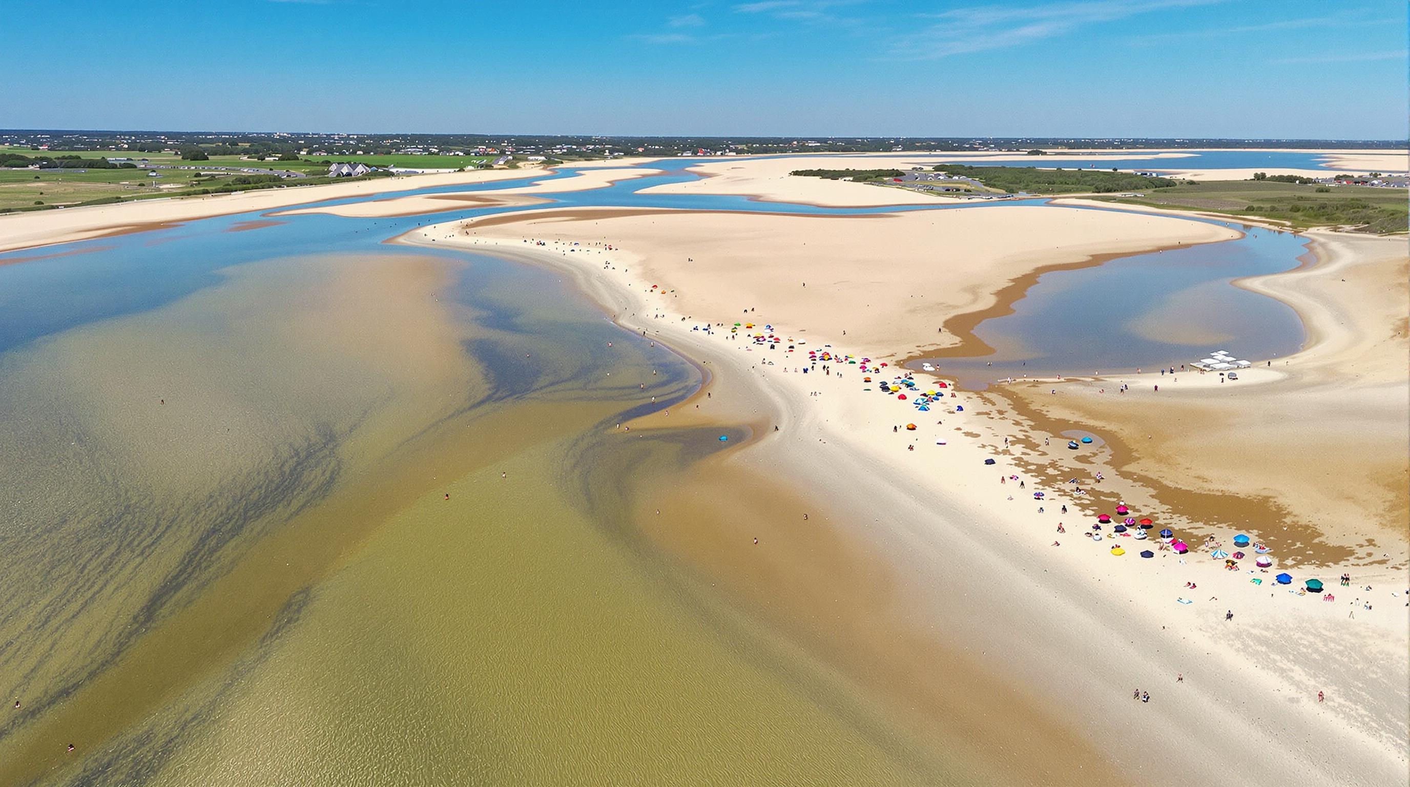 Le Crotoy et plage de la Maye, sable fin, familles et baignade tranquille avec parkings proches.